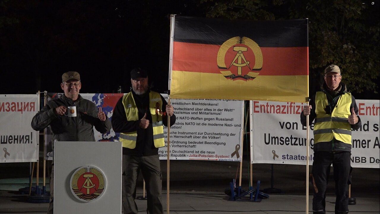 Befreiung der DDR von der BRD-NATO-Okkupation! Auf nach Berlin 9. November 2025!