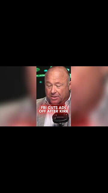Alex Jones: Trump FBI Cuts Ties With ADL After Charlie Kirk Response - 10/3/25