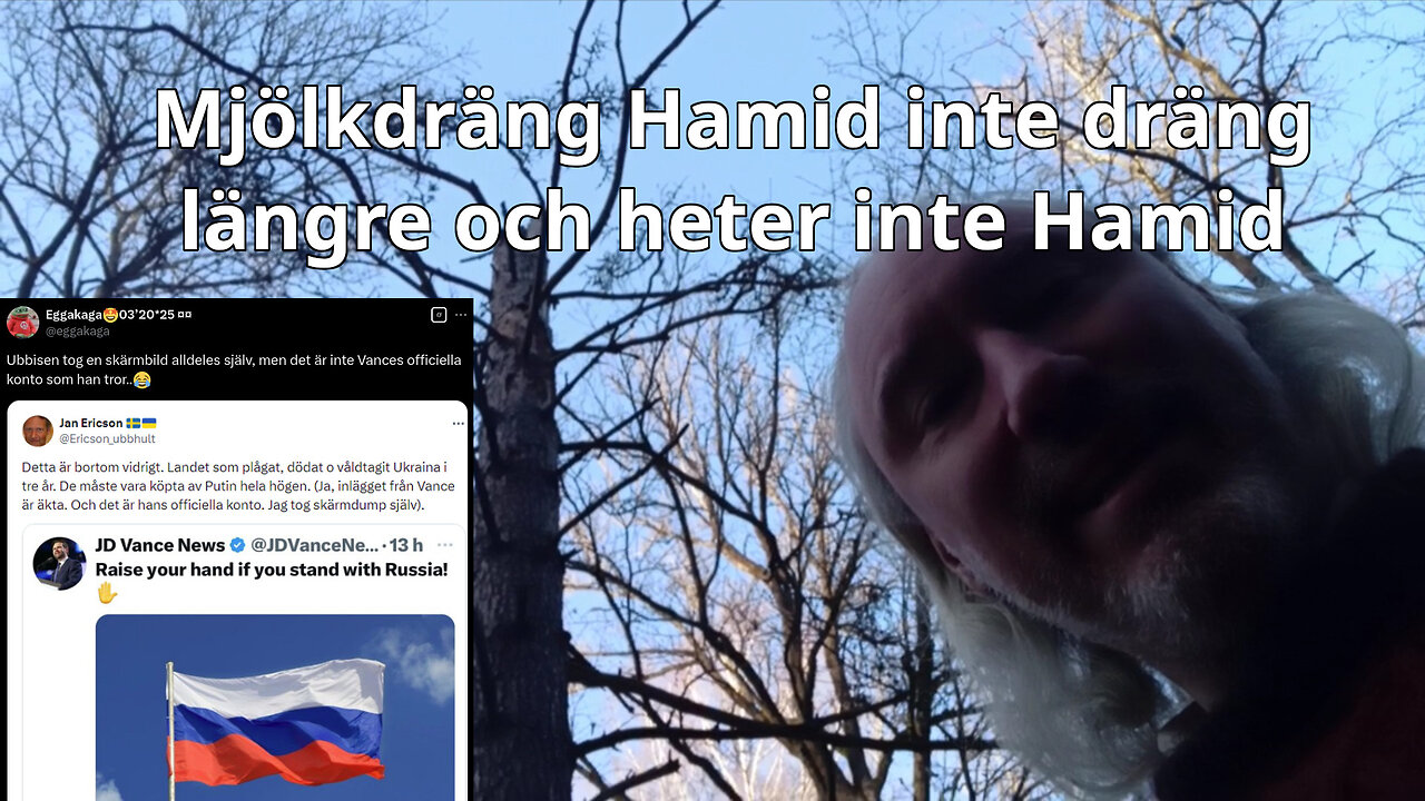 Krackelerande narrativ: Ukraina, Israel, mjölkdräng Hamid. 𝕏-tips. Ryssofreni ger lässvårigheter