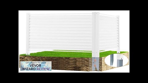 VEVOR 48" W x 48" H Vinyl Privacy Fence Panels Air Conditioner Review