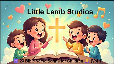 23 Bible Verse Songs for Kids 🎶✨ | Scripture Memory & Worship Music | Little Lamb Studios
