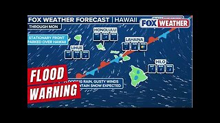 Stalled Cold Front Brings Heavy Rain To The Aloha State | FOX WEATHER