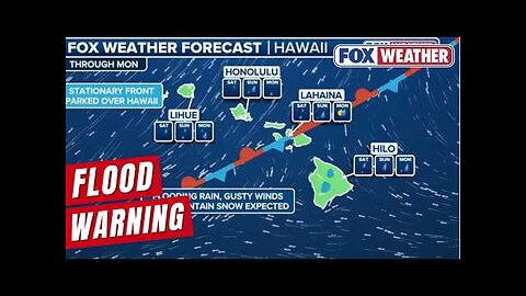 Stalled Cold Front Brings Heavy Rain To The Aloha State | FOX WEATHER