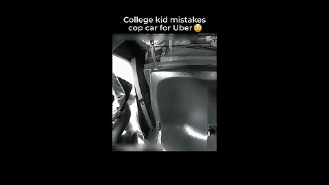 College student mistakes police car for Uber 🚓😂 #college #police #funny #japd