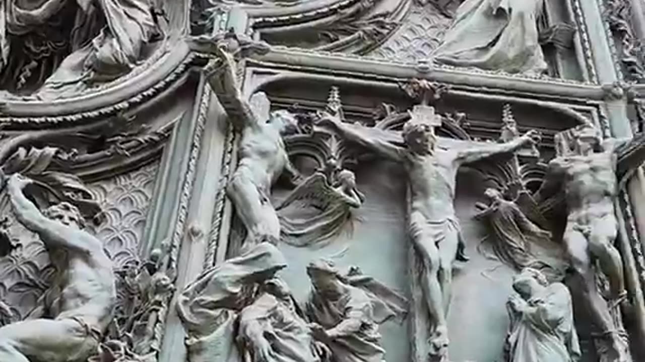 The 5 bronze doors of Milan's Duomo will keep you staring for hours.