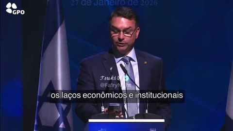 Discurso em Israel do nosso futuro presidente do Brasil, Flávio Bolsonaro. 2026/01/26