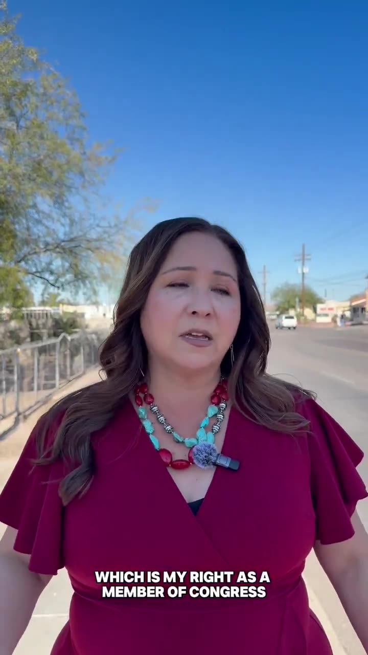 Democrat Rep. Adelita Grijalva claims she was pepper sprayed by ICE