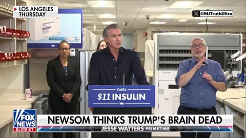 Gavin Newsome: “President Trump is in Cognitive Decline