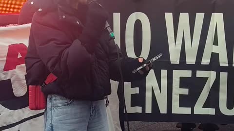 Koreans in NYC support president Nicolás Maduro and first lady Cilia Flores.