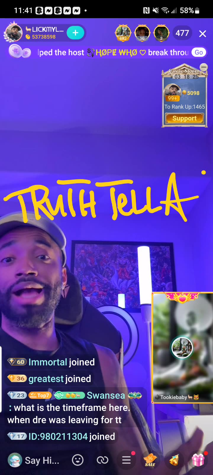LLAMA 3RD SHIFT GIVES HIS OPINION ON EVERYTHING GOING ON WITH QUEEN TOMIKAY & DREBABY