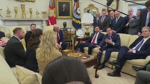 President Trump and Ukrainian President Zelenskyy in Oval Office, Feb. 28, 2025