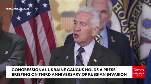 Congressional Ukraine Caucus Holds Press Briefing On 3rd Anniversary Of Russian Invasion Feb 24 2025