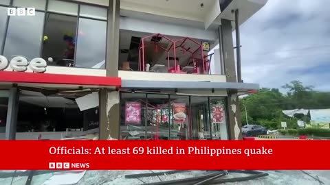 At least 69 killed in 6.9-magnitude earthquake in Philippines
