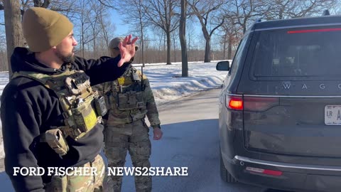 Anti-ICE agitators threw a BOTTLE OF PISS inside of a Border Patrol vehicle in Minnesota