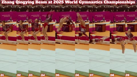 Prototype 337: China's Zhang Qingying at 2025 World Gymnastics Championships