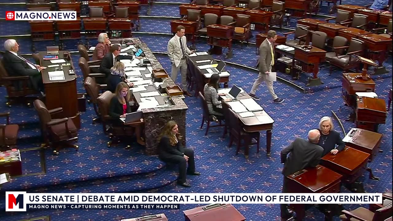 🇺🇸 US Senate | Debate and Vote to Reopen Government After 22 Days of Democrat Shutdown [LIVE]