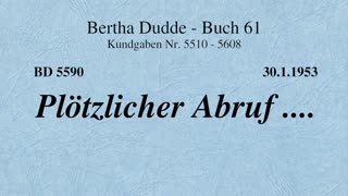 BD 5590 - PLÖTZLICHER ABRUF ....