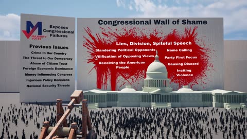 Lies, Division, Spiteful Speech Congressional Wall of Shame