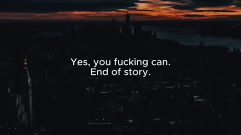It’s Not Over Until You Win