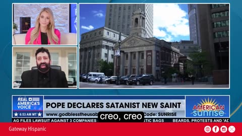 POPE DECLARES NEW SAINT A SATANIST