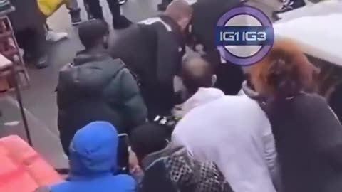 A guy attempts to help his friend