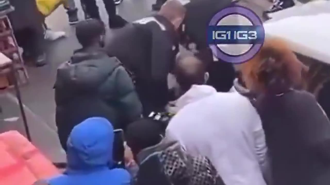 A guy attempts to help his friend