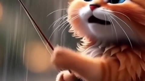 independent cats fish and cook it themselves, we also have to be independent, guys