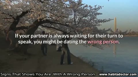 Signs That Shows You Are With A Wrong Person