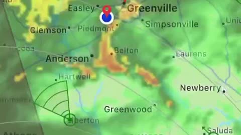 Radar- Hurricane Helene - Greenville, SC