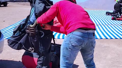 así es volar en parapente