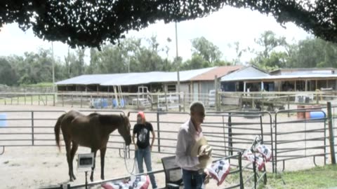 Skipper Calder & Cowboy-up Ministry bring horse training with a message at 11am.
