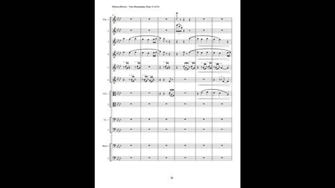 Claude Debussy – Valse Romantique (String Orchestra)