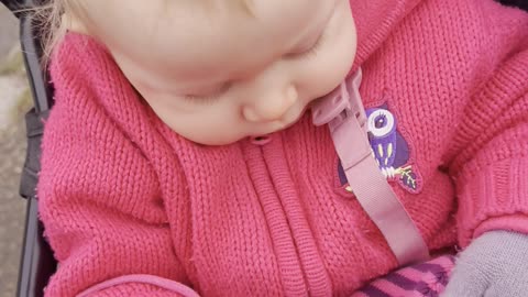 Good Morning — Baby Kayla Doesn’t Want Her Hat On 🧢