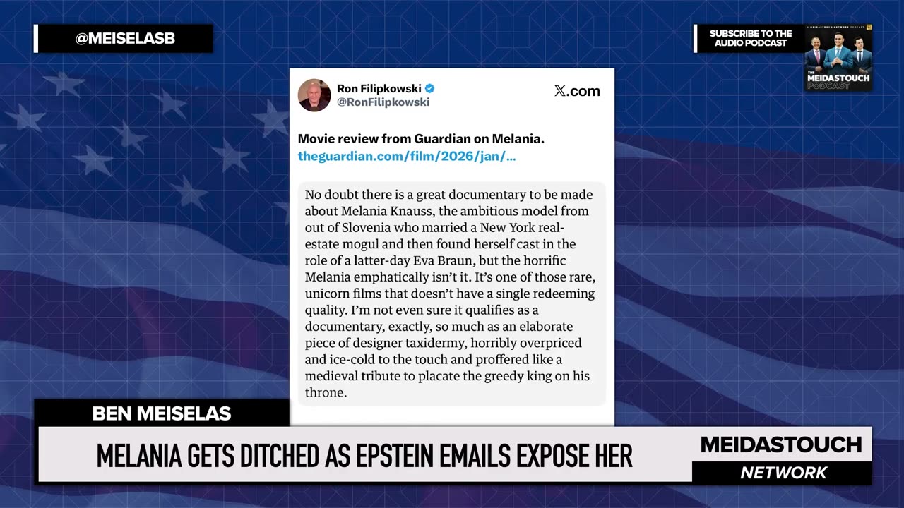 Melania gets DITCHED as Epstein Emails EXPOSE HER