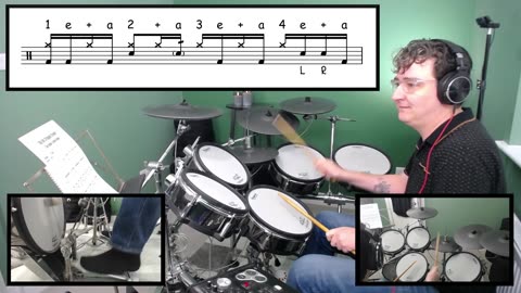 ★ Up On Cripple Creek (The Band) ★ Free Video Drum SHORT | How To Play SONG (Levon Helm)