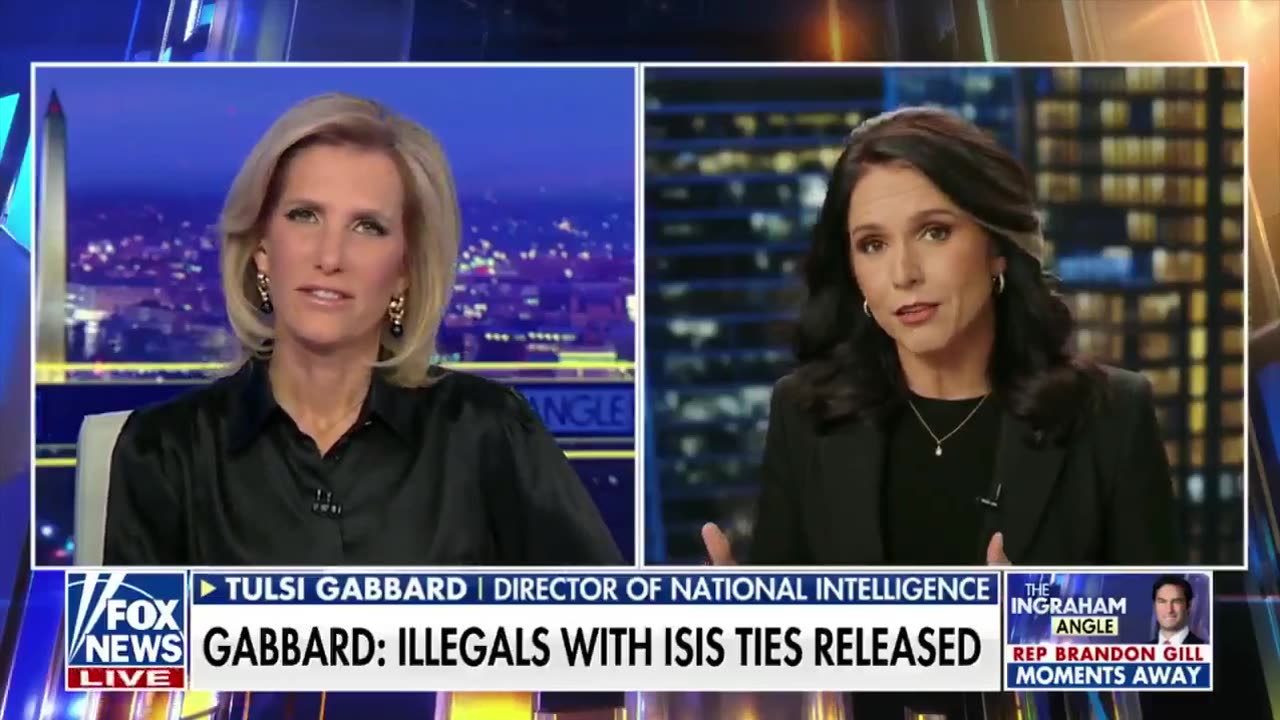DNI Tulsi Gabbard has revealed that the Biden administration intentionally let hundreds of illegal immigrants with ties to ISIS and other terrorist organizations enter the United States