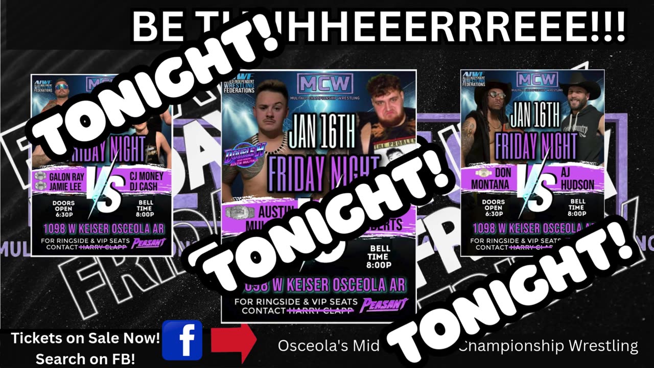 TONIGHT! TONIGHT! TONIGHT!