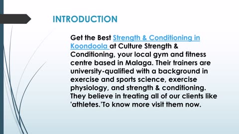 The Best Personal Training in Koondoola.