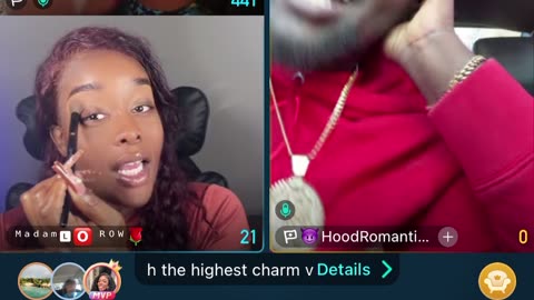 HOOD ROMANTIC SPEAKS TO MADAM LO LINED WITH TOMI K BIGO LIVE