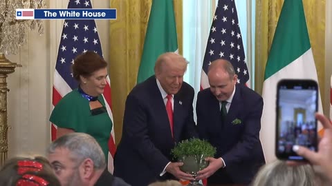 WHITE HOUSE: President Trump Speaks With The PM Of Ireland Ahead Of St. Patrick’s Day