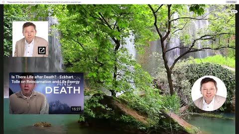 Tolle talar om nära döden upplevelser