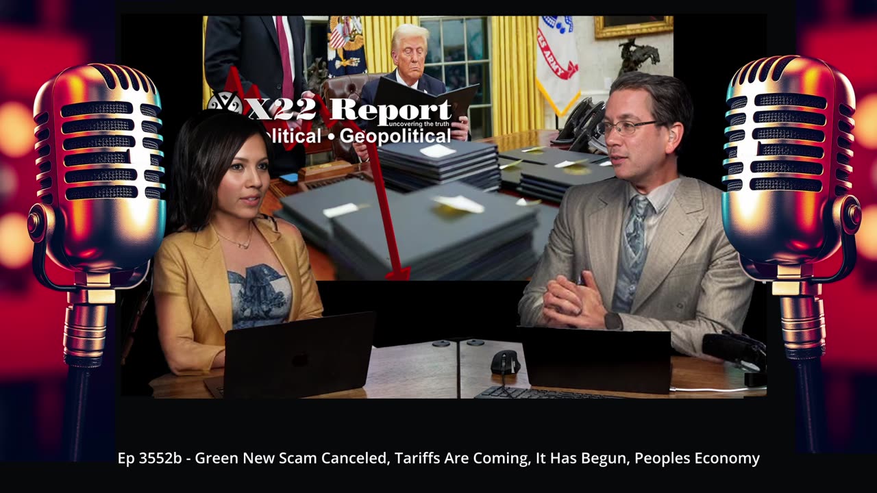 Ep 3552b - Green New Scam Canceled - Tariffs Are Coming, It Has Begun, Peoples Economy