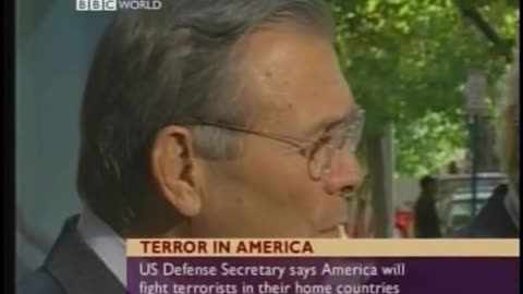 BBC World News BBC September 16, 2001 800pm-810pm BST