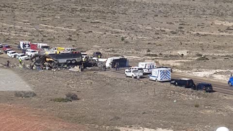 "The Ghost Inside" Tourbus head on collision with a semi-truck on the Pecos Highway.