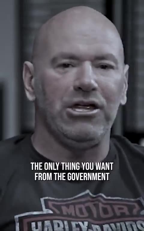 UFC boss Dana White: "Freedom is only one generation away from extinction."...