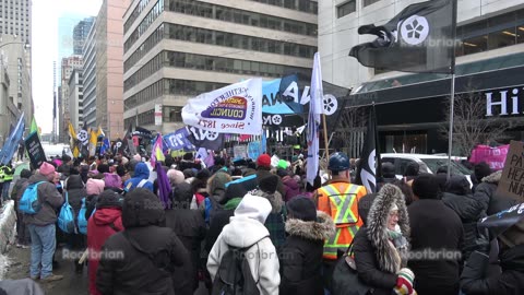 All Out Rally - Nursing Ratios Now! - January 29 2025 - Outside Hilton Hotel