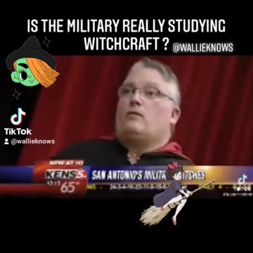 Is the millitary studing witchcraft