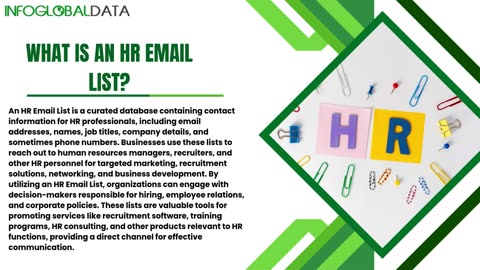 HR Email Lists For Targeted Marketing Campaigns