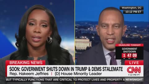 REP. JEFFRIES: “[Trump] did not try to hand Leader Schumer & I the Trump 2028 hat.