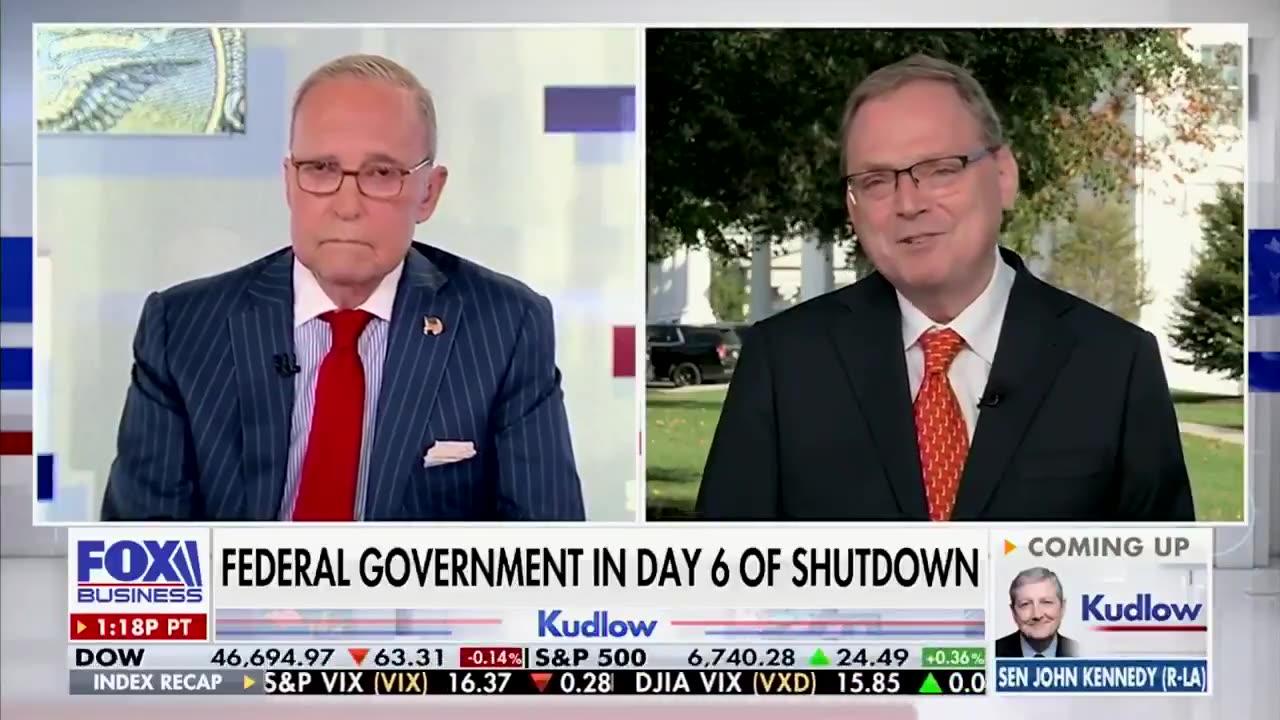 Kevin Hassett on the Dems Far Left controlling the Senate causing the Shut Down